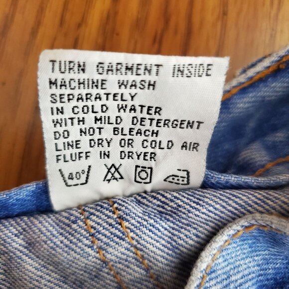 Vintage Blaze Blue Jeans Womens High Waisted Size 11/30.5 100% Cotton 90's Y2k - Picture 4 of 13